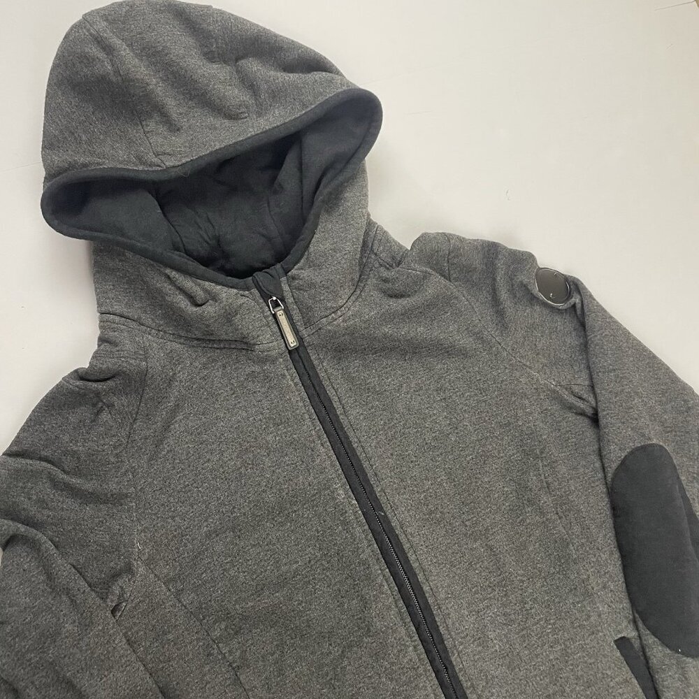 Noel Asmar Equestrian Full Zip Hoodie Jacket Women’s M Rayon Blend Stretch Black